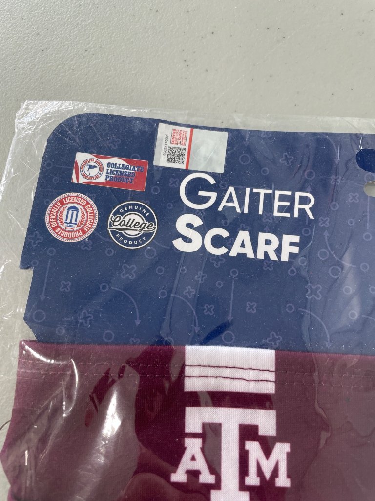 Foco Texas A&M Gaiter Scarf Neck Warmer Unisex Os Maroon Polyester College New — image 2 of 6